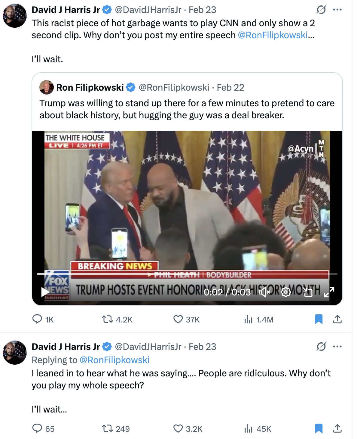 The Trump Refused To Hug A Black Man Hoax